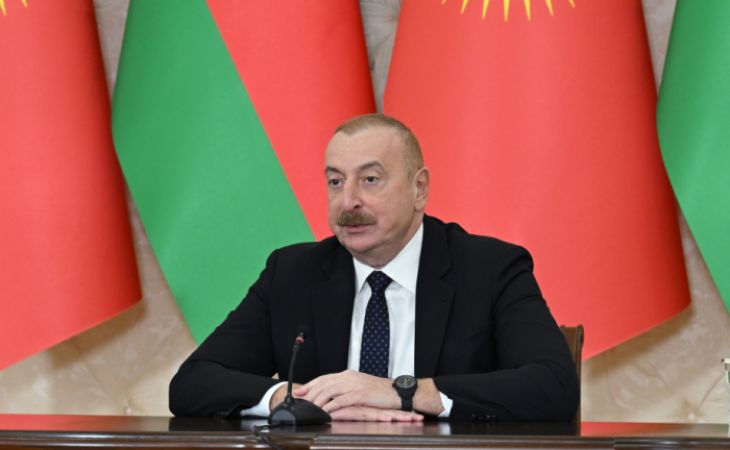  <span style="color: #ff0000;"> Ilham Aliyev: </span> Der Handelsumsatz zwischen Aserbaidschan und Kirgisistan zeigt eine steigende Tendenz 
